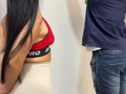 Huge cock refrigeration technician repairs my huge hot ass thermostat - Sarah Black & Xander Black 2/16