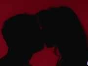 LUCIDFLIX Curvy brunette beauty Queenie Sateen brings home a hot guy for the night 4/16