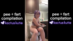 my first pee and fart compilation