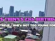 Superstar Thiny just looks tiny- Birthday thank speech, and a little teasing 1/16