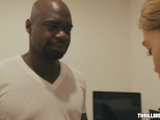 Leah Lee - Puscy Pay (Teen College Student PAWG Milks Three Creampies From THRILLMONGER's BBC To Pay For Repair Bill) 16/16