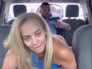 Fucking My Driver At The Back Seat 12/16