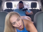 Fucking My Driver At The Back Seat 13/16