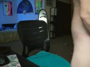 smoked and made first long movie. watch me get hard while watching porn and fuck a flesh toy angle 1 15/16