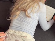 POV: Cute Step Sister lets me to Stretch her Tight Pink Pussy 1/16