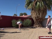 Pool sex for the lucky winner of their strip game 3/16