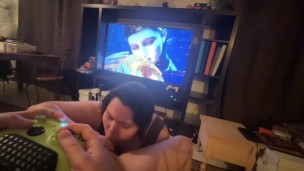 Playing Elden Ring and getting a blowjob. 2 of my favourite things.