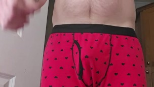 Spreading cheeks showing hole