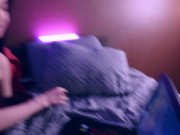 Pale skin GOTH GIRL  caught fingering herself 1/16