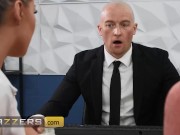 BRAZZERS - Kendra Sunderland & Kayley Gunner Compete On Zac's Cock For The Extra Bonus At Work 3/16