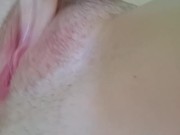 Masturbating pink pussy while my parents are not at home 15/16