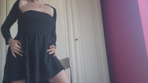 strip tease ends wetly