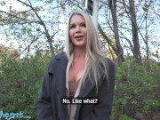 Public Agent - Mature UK teacher big tits MILF deepthroats thick cock fast hard fuck on lunch break 3/16