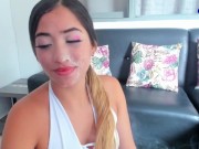 stepbrother masturbates and cum in smoking girl's face to give her a facial 14/16