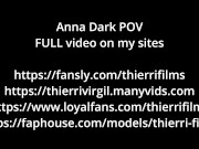 Euro Hottie Anna enjoying my cock in her mouth