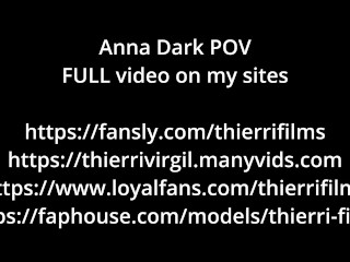 Euro Hottie Anna enjoying my cock in her mouth