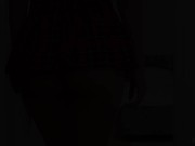 Stunning Babe Kiara J Looking So Fucking Sexy In Short College Skirt! 1/16