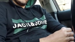 Cum in the car