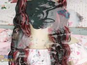 Lilith Kawaii mostrando a bucetinha rachando cutie girl, cameltoe 2/16