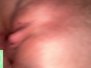 🔥Teen stepsister creams all over dildo fuck machine then I give her a sloppy creampie🔥 16/16