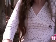 Lesbian Nina nude in forest 14/16