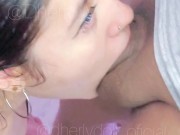 Fucking the slut's mouth and she loved it! 3/16