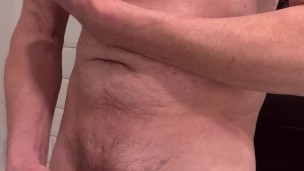 Naked cumshot