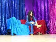 Walking in high heels and jeans ASMR 16/16