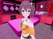 Natsuiro Matsuri and I have intense sex in a secret room. - Hololive VTuber POV Hentai 1/16