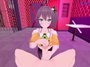 Natsuiro Matsuri and I have intense sex in a secret room. - Hololive VTuber POV Hentai 2/16