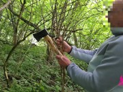 Romantyczny sex przy ognisku z gorącą żoną nad jeziorem. Polska milf 4/16