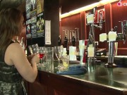 British Barmaid Gets Hardcore Fucked While Cleaning – She Craves Every Inch in Her Pussy! 3/16