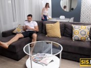 SISPORN. Emmi Accel lets stepbrother visit her cunt in exchange for help 2/16