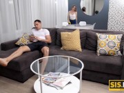 SISPORN. Emmi Accel lets stepbrother visit her cunt in exchange for help 3/16