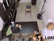 LOAN4K. Hottie comes to the local credit agency where gets fucked for loan 15/16