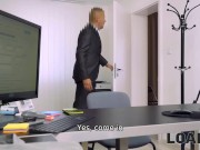 LOAN4K. Hottie comes to the local credit agency where gets fucked for loan 2/16