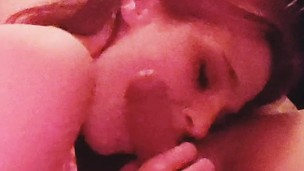 MiLF GIvES A CIGarETTE SMoKING CoCK SLuRPING SeSSION with PURE LOVE