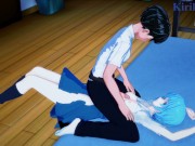 Rei Ayanami and Shinji Ikari have intense sex at home. - Neon Genesis Evangelion Hentai 1/16