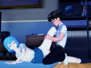 Rei Ayanami and Shinji Ikari have intense sex at home. - Neon Genesis Evangelion Hentai