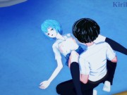 Rei Ayanami and Shinji Ikari have intense sex at home. - Neon Genesis Evangelion Hentai 5/16