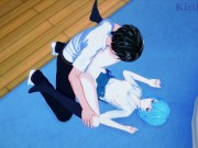 Rei Ayanami and Shinji Ikari have intense sex at home. - Neon Genesis Evangelion Hentai 7/16