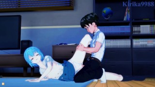 Rei Ayanami and Shinji Ikari have intense sex at home. - Neon ...