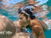Sheila Ortega Sucking & Fucking me underwater meanwhile snorkeling 10/16