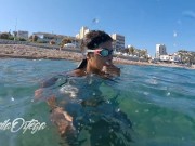 Sheila Ortega Sucking & Fucking me underwater meanwhile snorkeling 2/16