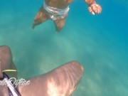 Sheila Ortega Sucking & Fucking me underwater meanwhile snorkeling 7/16