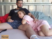 I WATCH TV WITH MY STEPSISTER AND MAKE HER SUCK MY COCK - Nicoli NOW 3/16