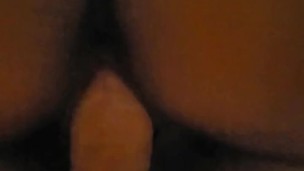 Beautiful Black Ass Bounces on Big White Cock (PoV)