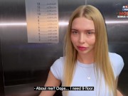 Picked up a hot stranger in the lift. Lucky is cheating on his wife. 1/16