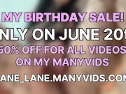 Big Sale on MY BIRTHDAY! 16/16