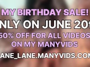 Big Sale on MY BIRTHDAY! 7/16
